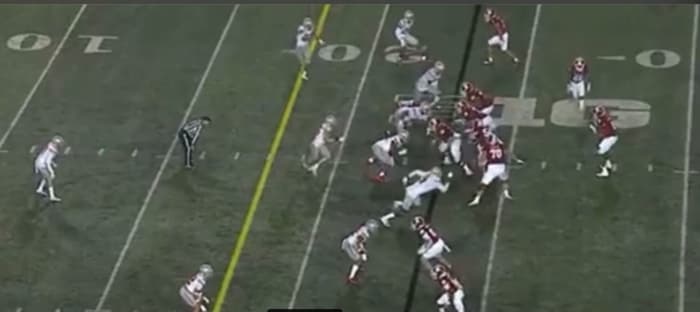 Zach Harrison Explodes off the line